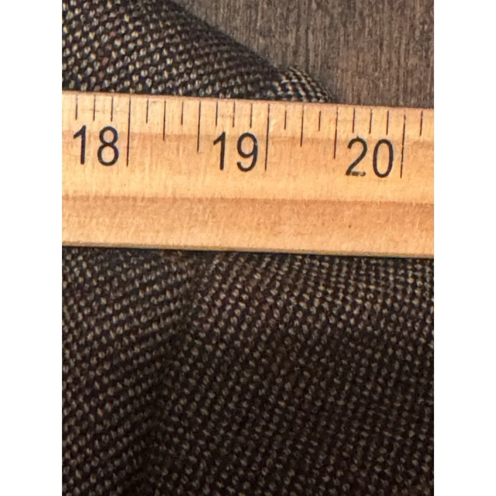 Corneliani Mark Shale Mens Brown Plaid Wool Sport Coat Blazer Made in Italy 42R